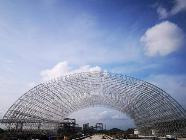 安陆煤棚网架加工厂案例